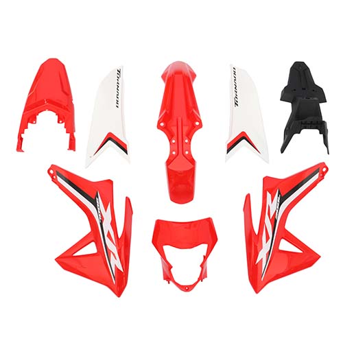 [MTC3242] KIT PLASTICOS COMPLETOS XR300L TORNADO 2025+ ROJO