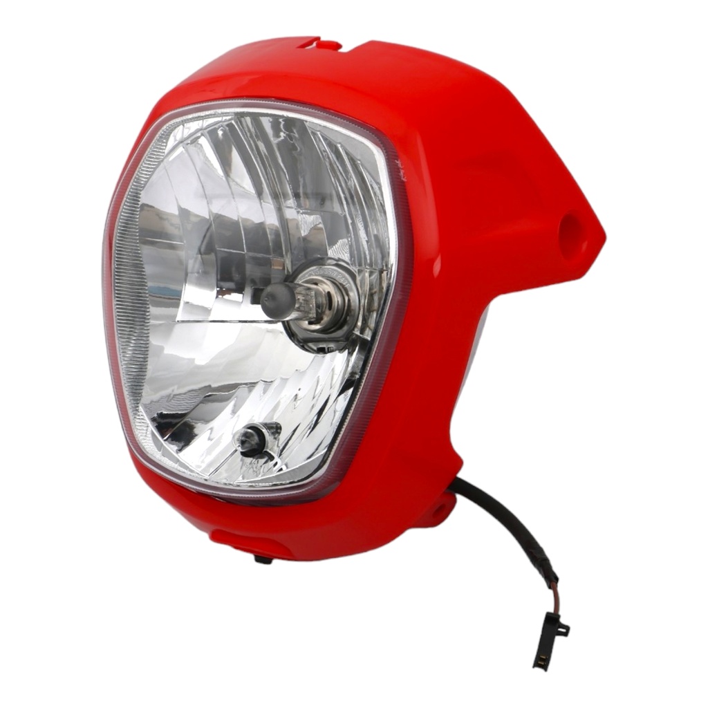 [MTC0220] FARO DELANTERO COMPLETO HONDA NAVI 110 ROJO